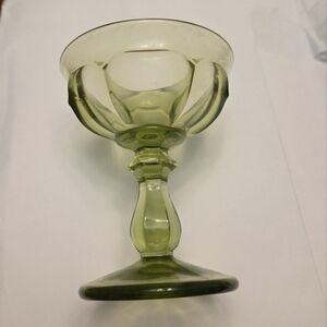 Elegant Worthington Verde Green Imperial Glass. Set Of 6